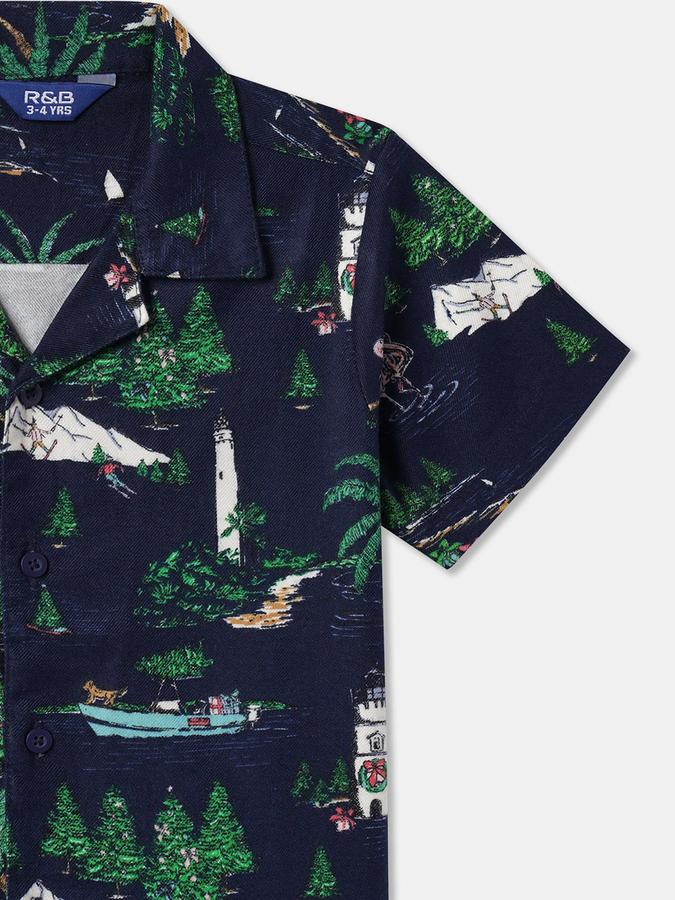 Boys Printed Casual Shirt image number 2