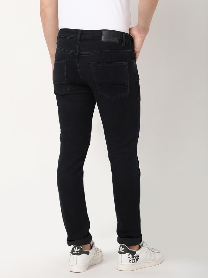 Men Tapered Fit Jeans with 5-Pocket Styling image number 3