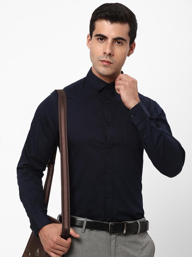 R&B Men's Solid Shirt With Single Pocket image number 0