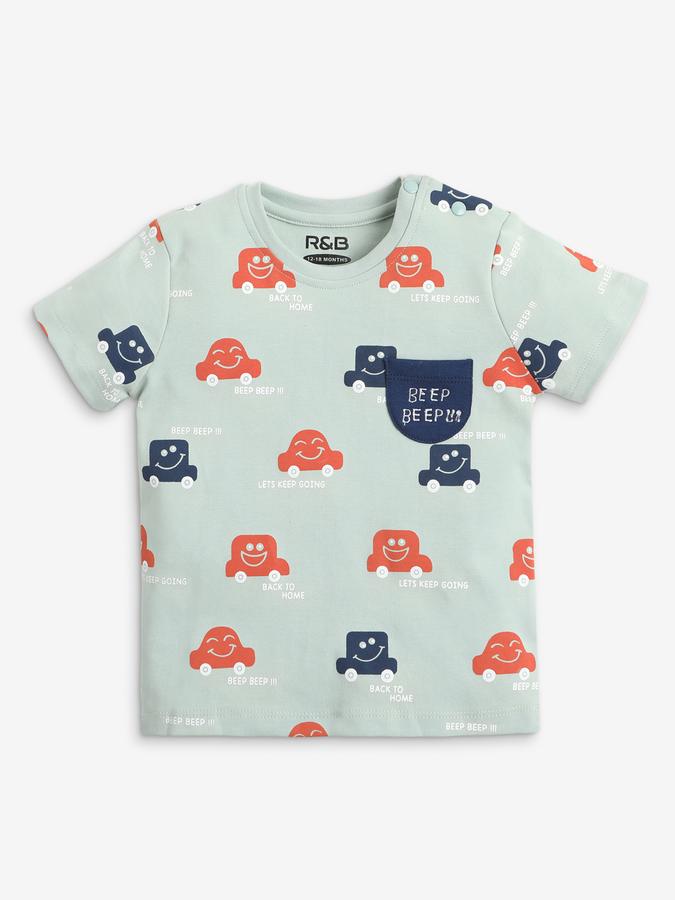 Boy Graphic Print Shorts & T-Shirt Set image number 1