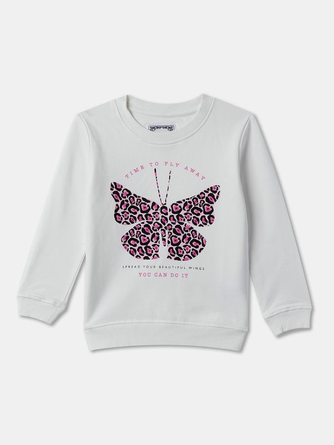 Girls Graphic Smart Casual Winterwear
