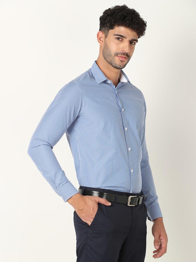 Men Striped Slim Fit Shirt image number 2