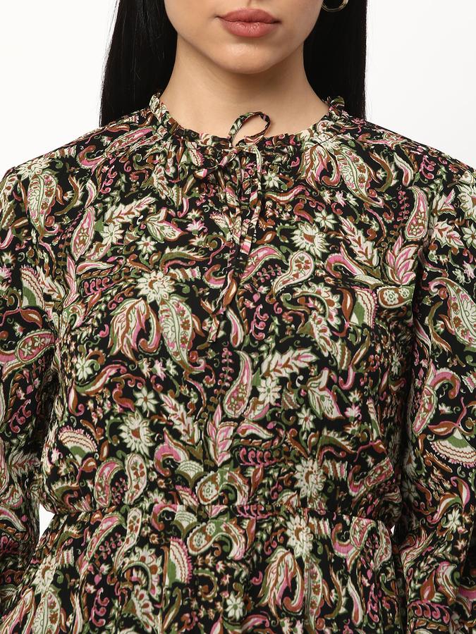 Women Printed A-line Dress image number 3