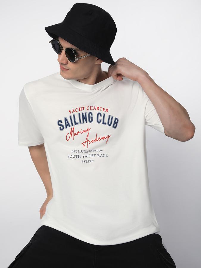 R&B MEN'S Graphic Printed T-Shirt with Crew Neck and Short Sleeves