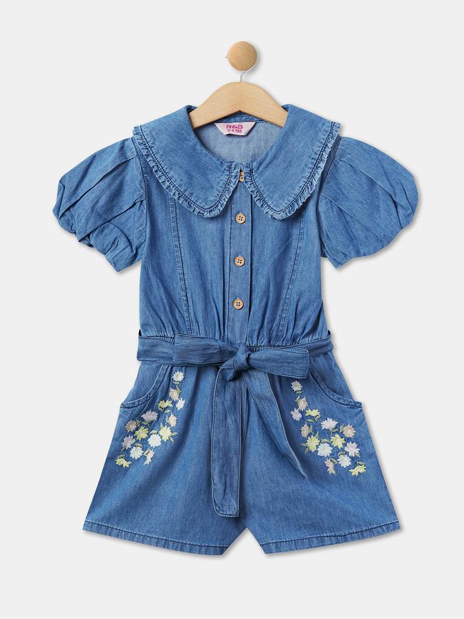 R&B Girls Blue Casual Dresses image number 0