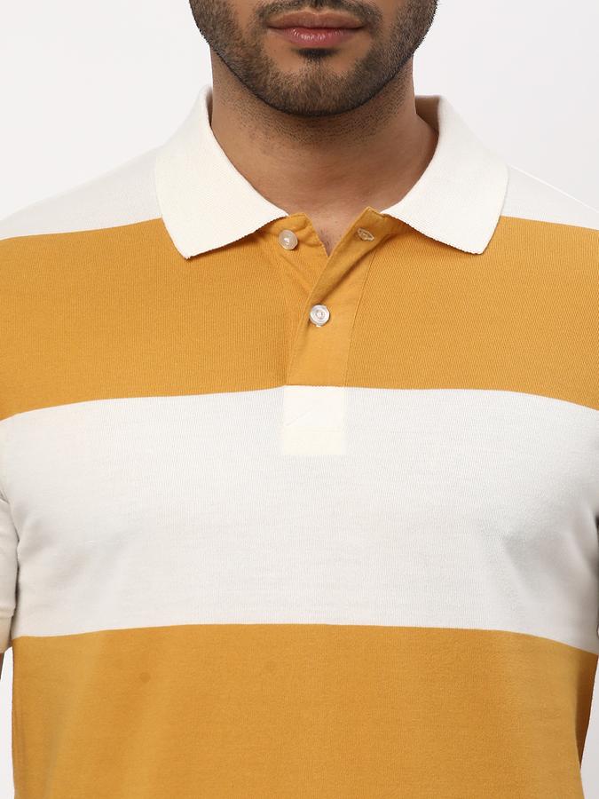 R&B Men's Striper Polo image number 3