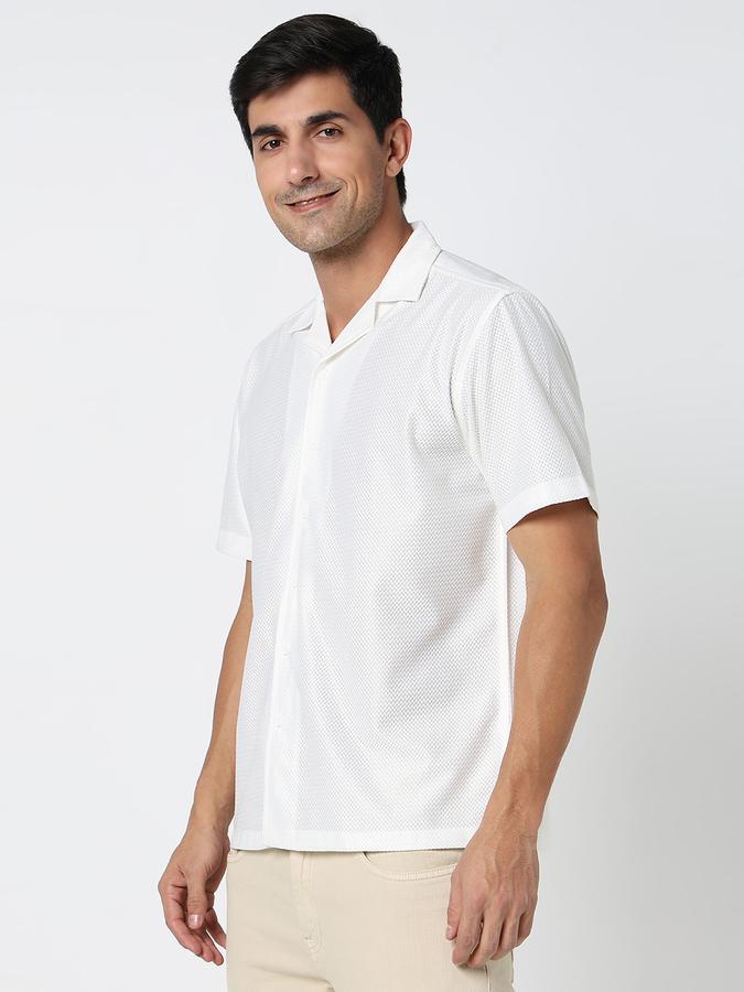 Men Self Design Casual Shirt data-index=