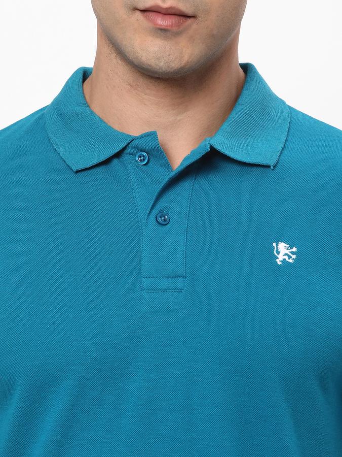 Men Regular Fit Polo T-Shirt image number 3