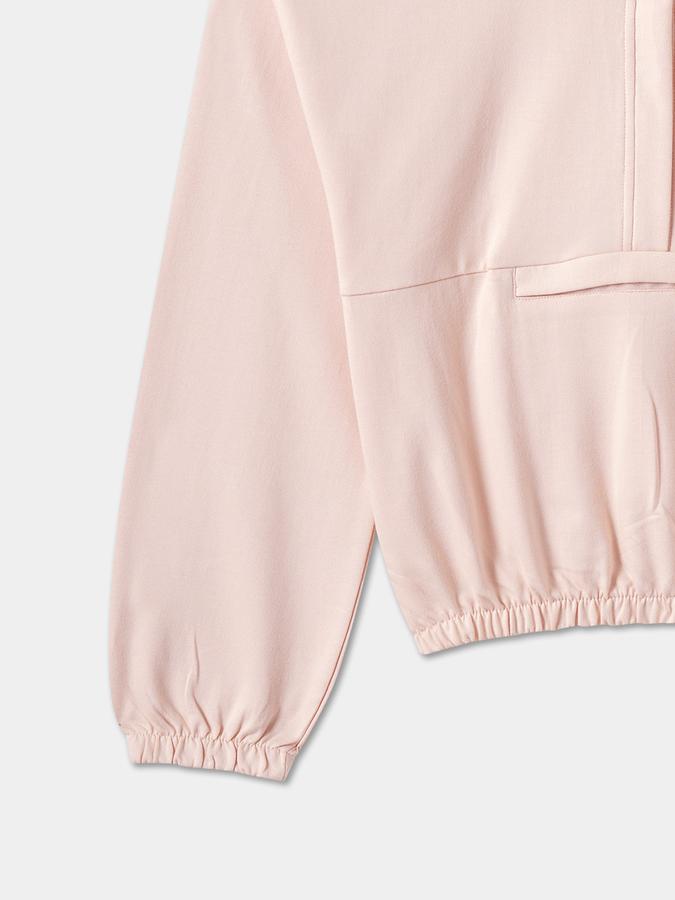 Full Sleeve Self Design Girls Sweatshirt image number 3