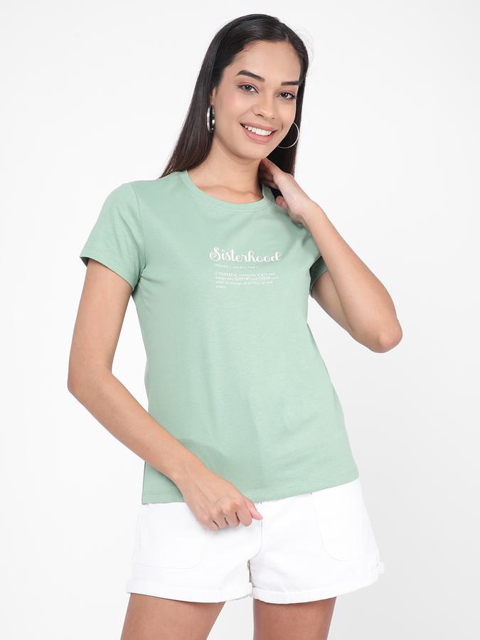 R&B Women green Tshirts image number 3