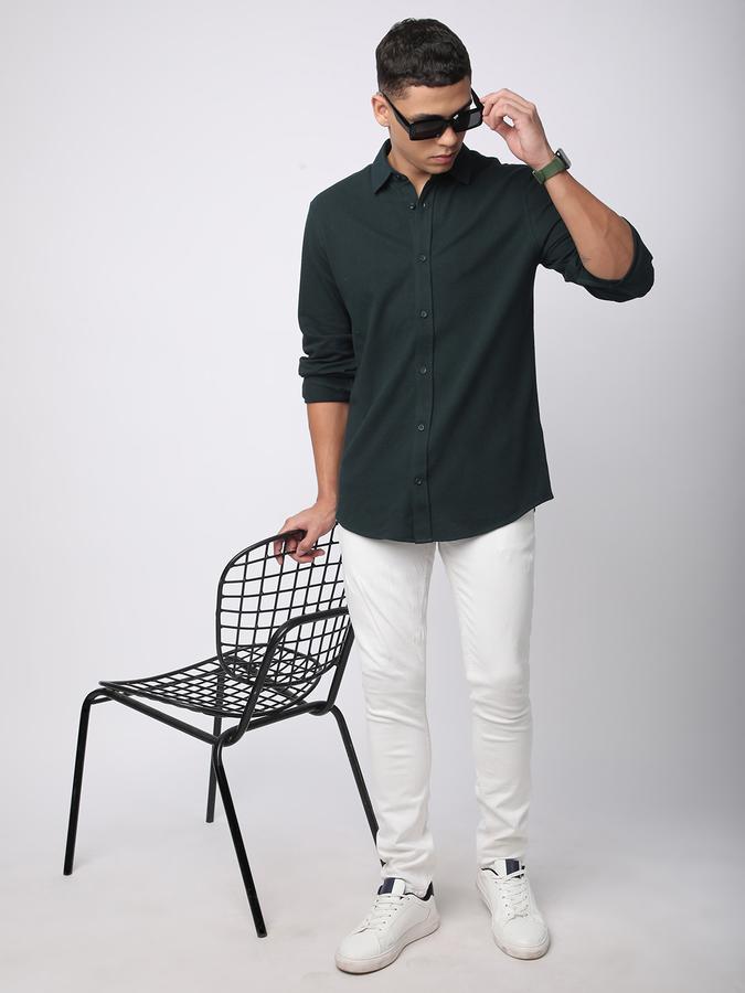 R&B Men Solid Casual Shirt image number 1