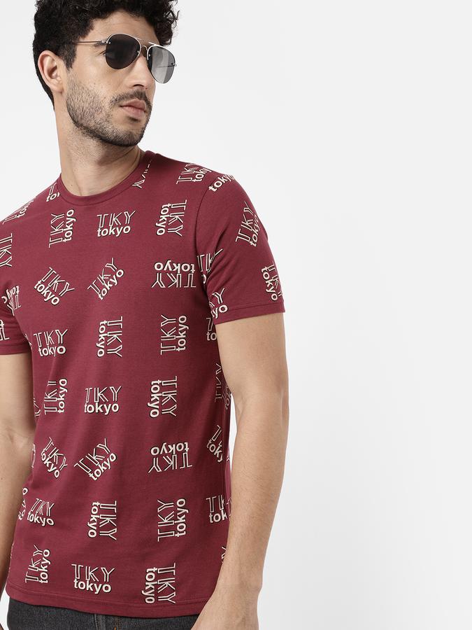 R&B Men Maroon T-Shirts image number 0