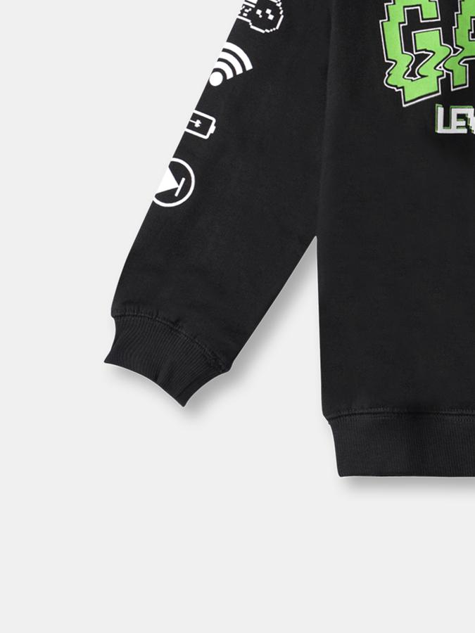 R&B Boys Black Sweatshirts & Hoodies image number 3