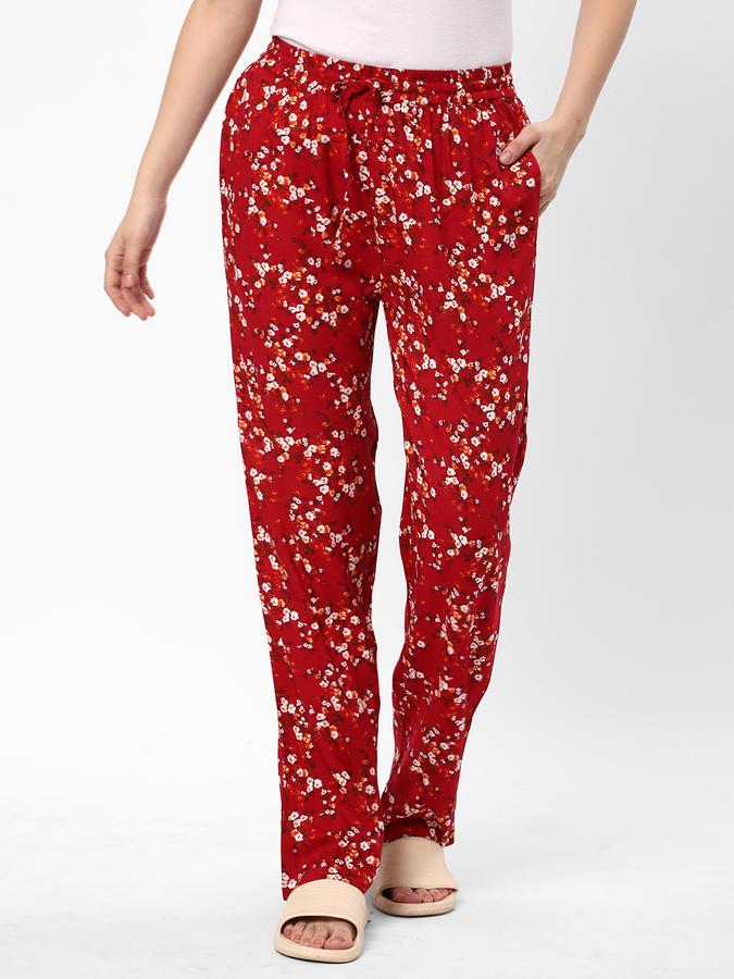 R&B Women Red Sleep Bottoms