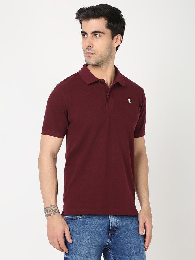 Men Regular Fit Polo T-Shirt image number 2