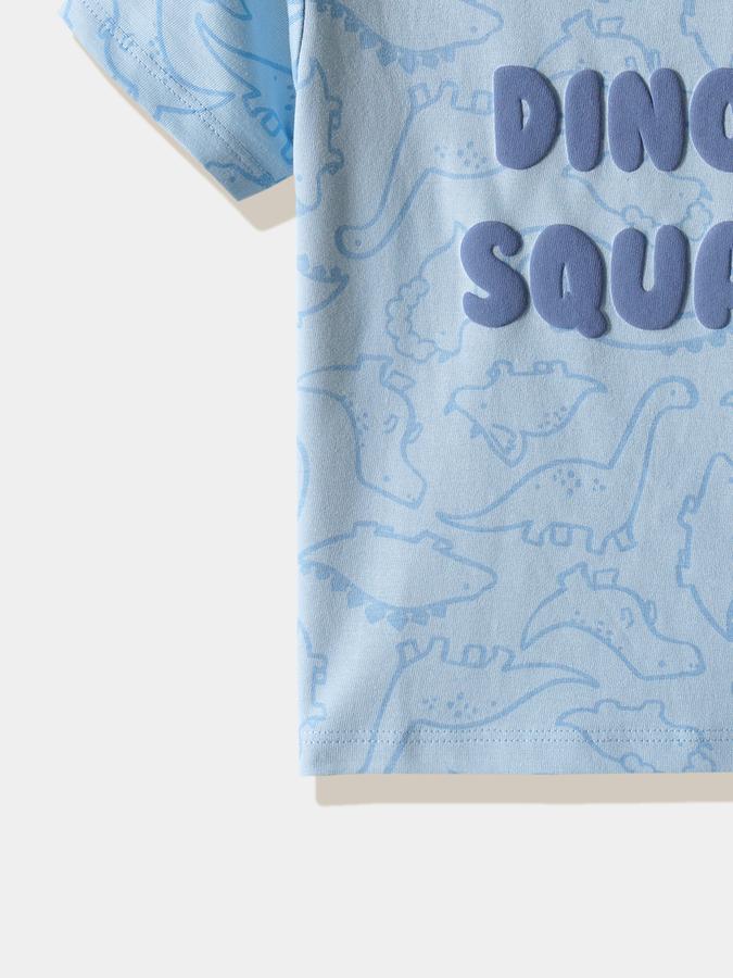 Boys Cotton Regular Fit Crew Neck Graphic T-shirt