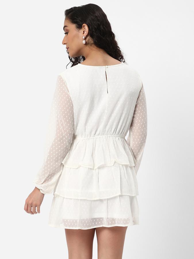 R&B Women's Textured Tiered Dress image number 2