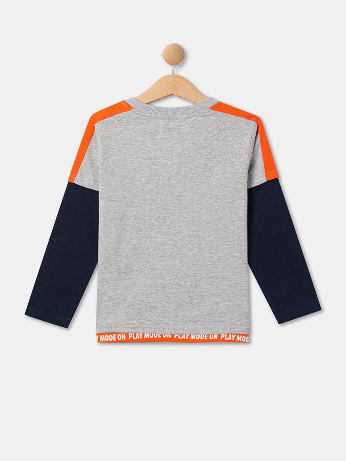 Boys Typographic Print Regular Fit T-Shirt image number 1