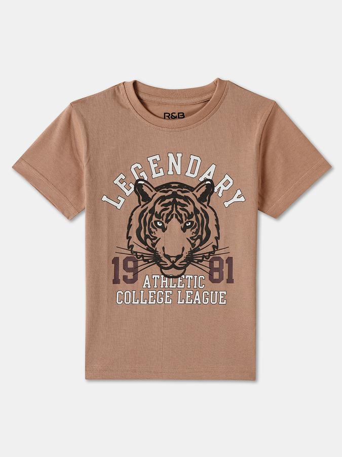 Boys Regular Fit Short Sleeve Crew Neck T-Shirt