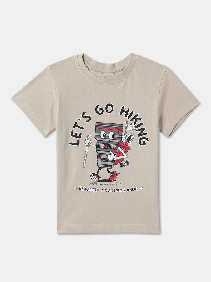 Boys Regular Fit Short Sleeve Crew Neck T-Shirt