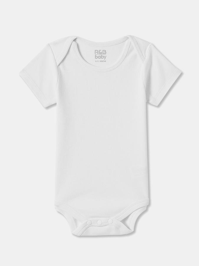 Romper For Baby Boys Solid Pure Cotton image number 3