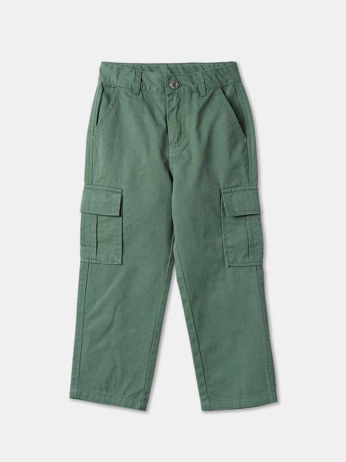 Girls Flat-Front Straight Fit Trousers