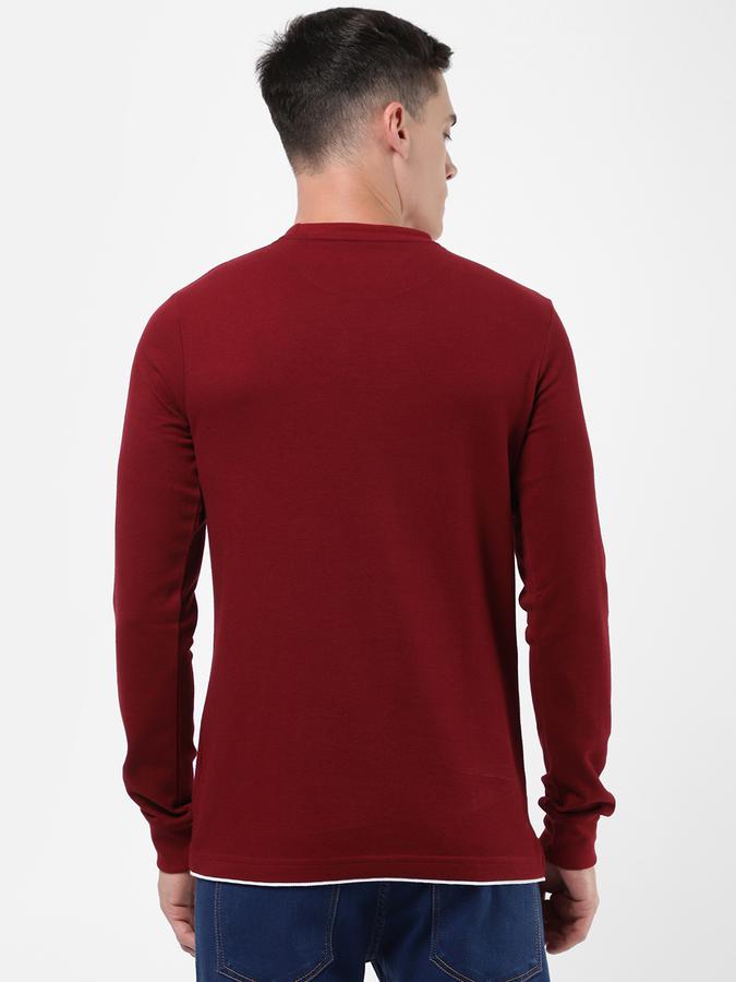 R&B Men Maroon T-Shirts image number 2