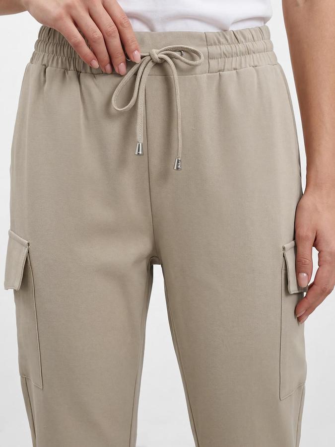 R&B Women Brown Straight Fit Solid Track Pants 