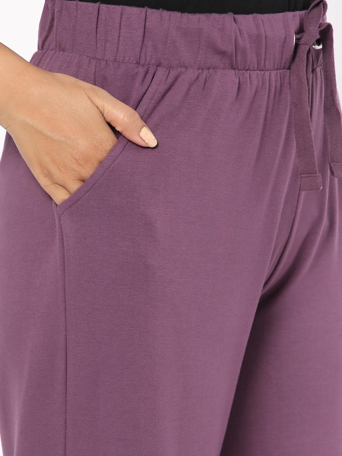 R&B Women Purple Pants & Trousers image number 3