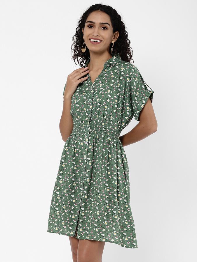 R&B Women's Smocked Shirt Dress image number 0