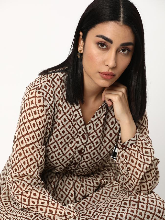 R&B Women Brown Dresses