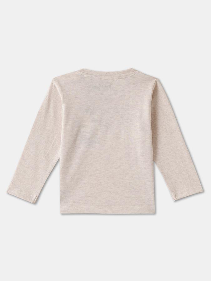 Boys Cotton Regular Fit Crew Neck Graphic T-shirt