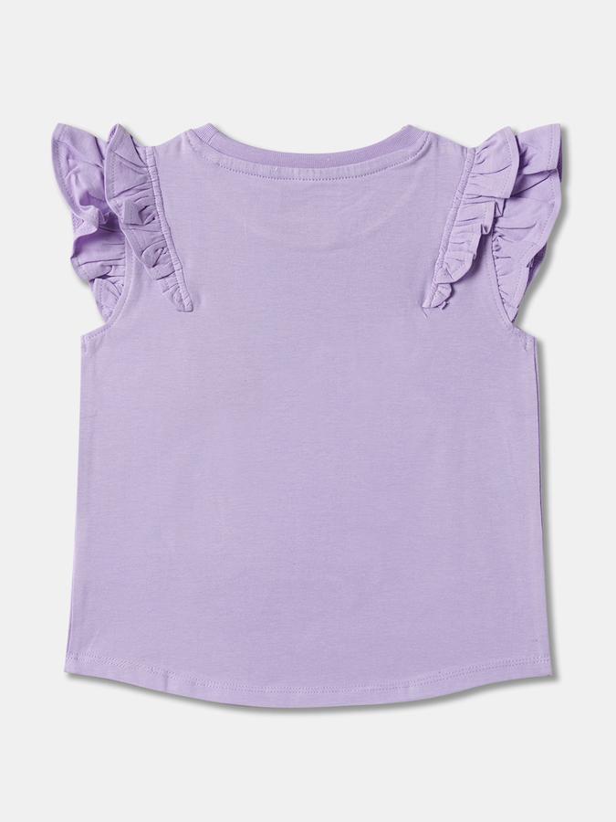 Girls Graphic Print Round-Neck Top image number 1