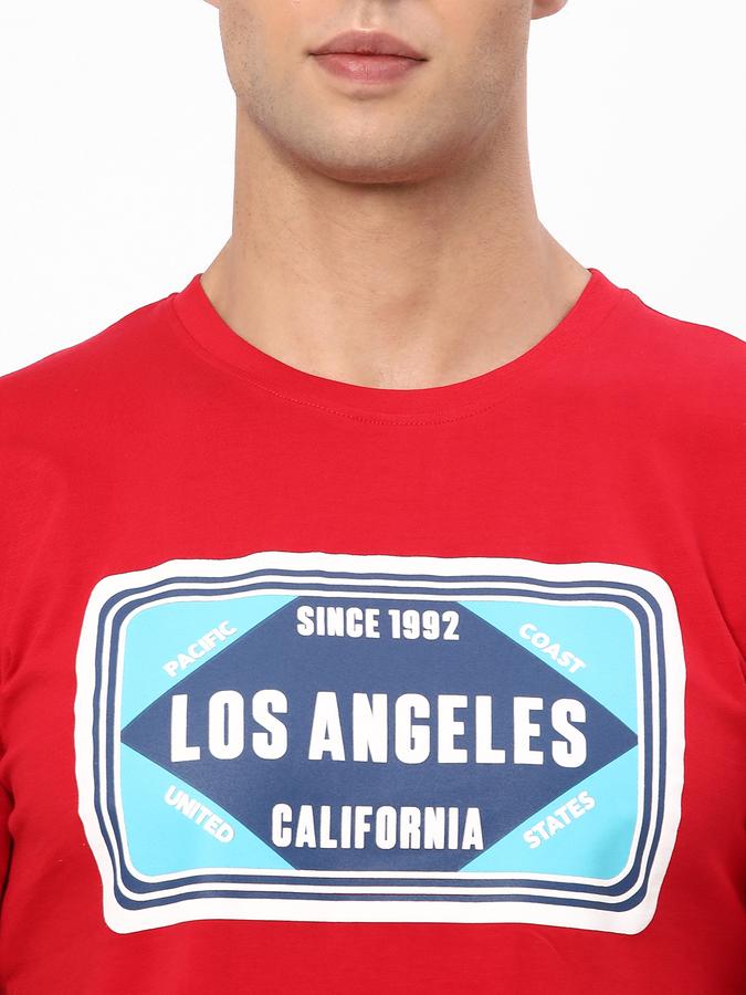 R&B Men Red T-Shirts image number 3