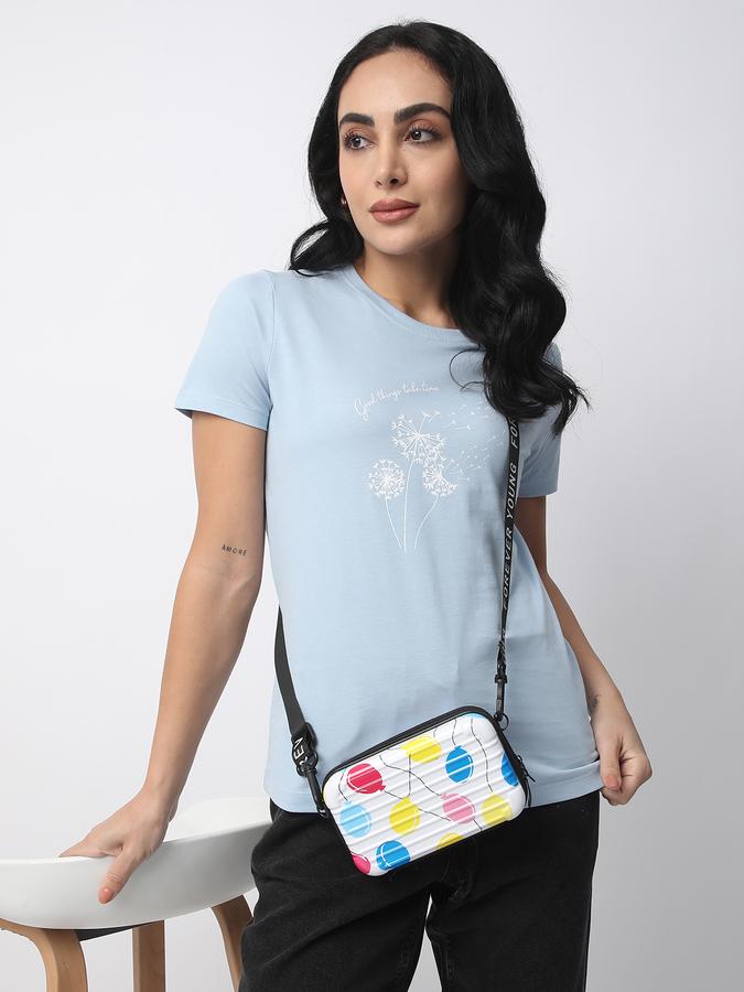 Graphic Print Women Round Neck T-Shirt