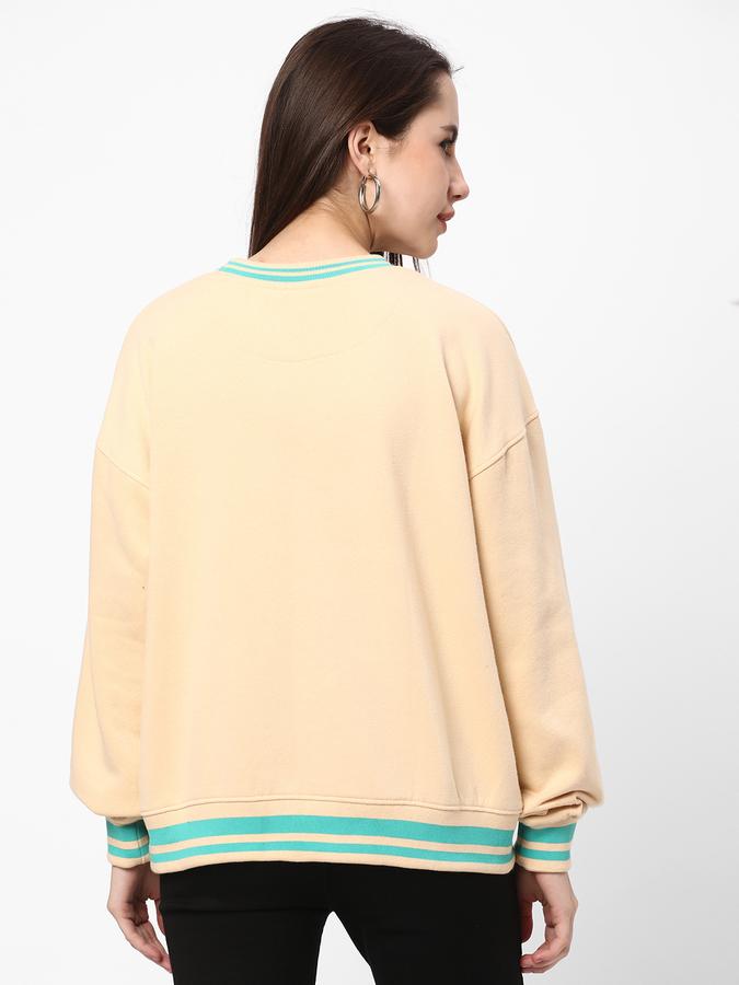 Women Regular Fit Graphic Print Sweatshirt image number 2