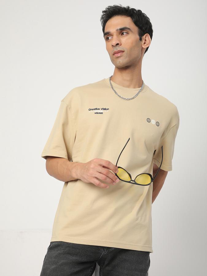 Printed Men Round Neck T-Shirt image number 0