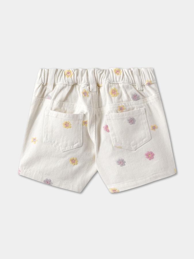 Short For Girls Casual Floral Print Pure Cotton image number 1