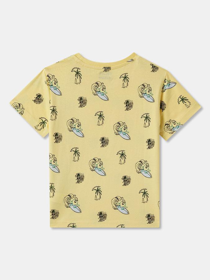 Boys Graphic Print Pure Cotton Regular T Shirt image number 1