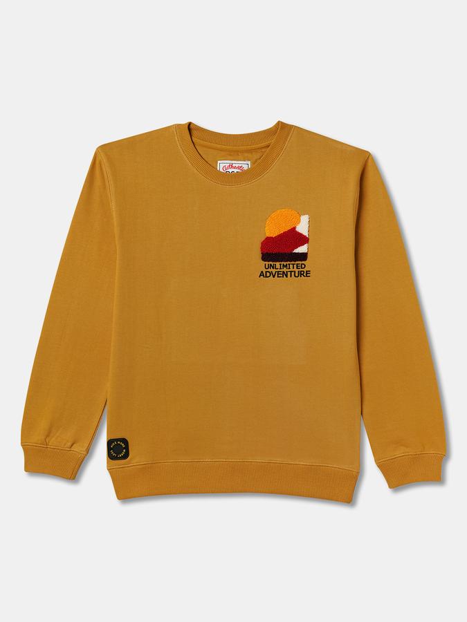 Boys Relaxed Fit Full Sleeve Crew Neck SweaT-Shirt