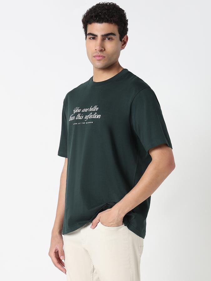 Printed Men Round Neck T-Shirt image number 3