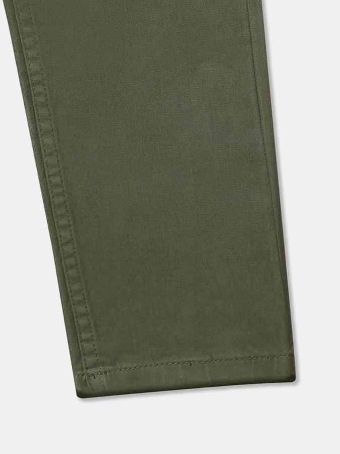 Boys Relaxed Fit Solid Flat Front Trouser