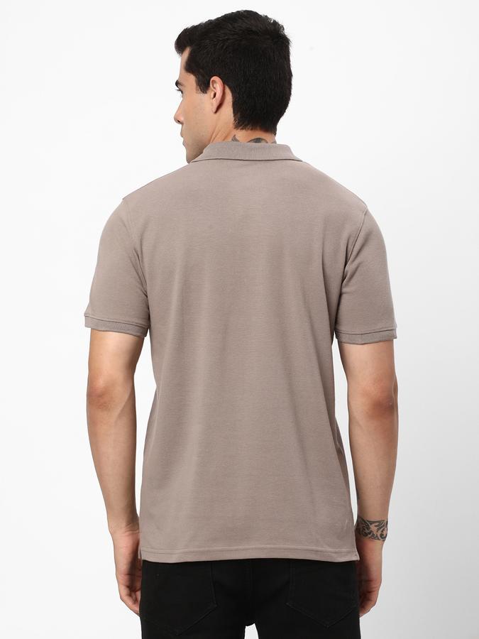 Men Logo Embroidered Regular Fit Polo T-Shirt image number 2