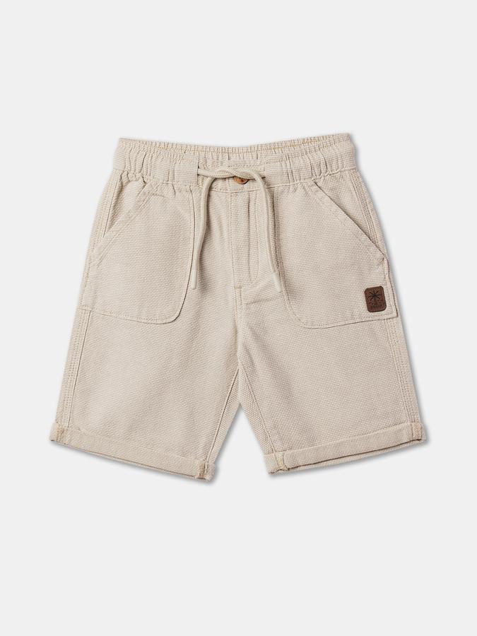 Boys Flat-Front Regular Fit Shorts image number 0