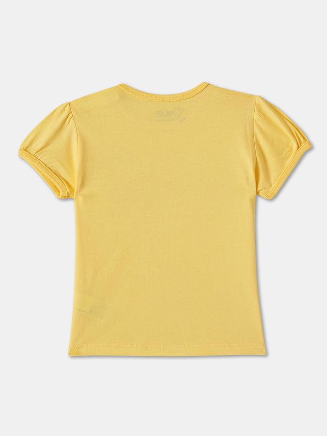 R&B Baby Girls Graphic Print Pure Cotton Regular T Shirt image number 1