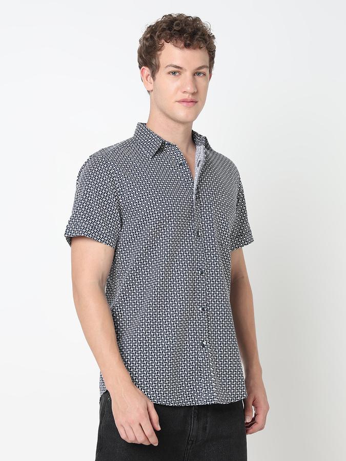 R&B MENS CASUAL Short sleeve SHIRT-REGULAR FIT image number 3