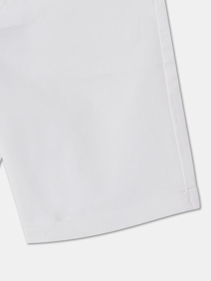 Boys Cotton Regular Fit Mid Waist Woven Shorts