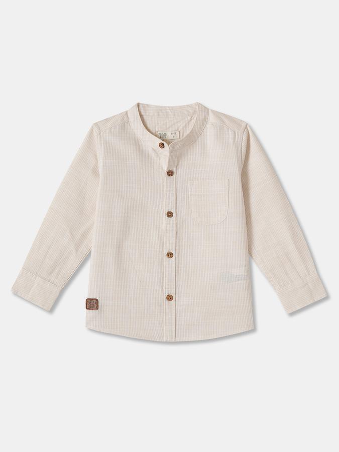 R&B Baby Boys Solid Casual Shirt 