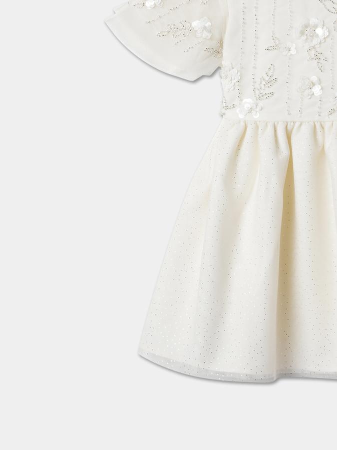 Girls Embellished Fit & Flare Dress image number 3