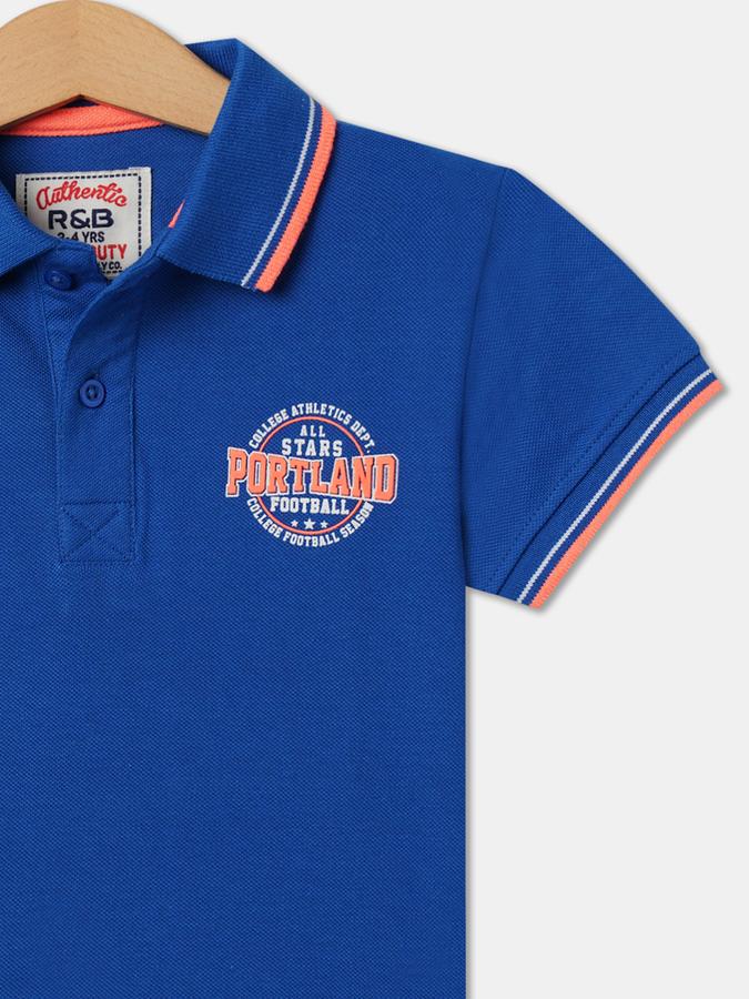 Boys Relaxed Fit Polo T-Shirt image number 2